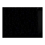Cortina 600 leds rgb cable transparente ip44