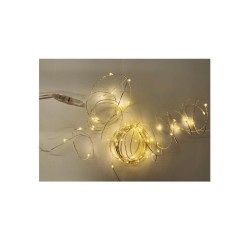Guirnalda 100 leds blanco calido conectables ip44