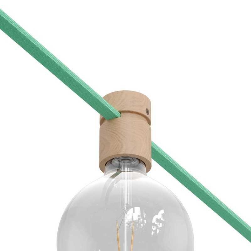 Portalámparas decorativo blanco para guirnalda | Iluminable