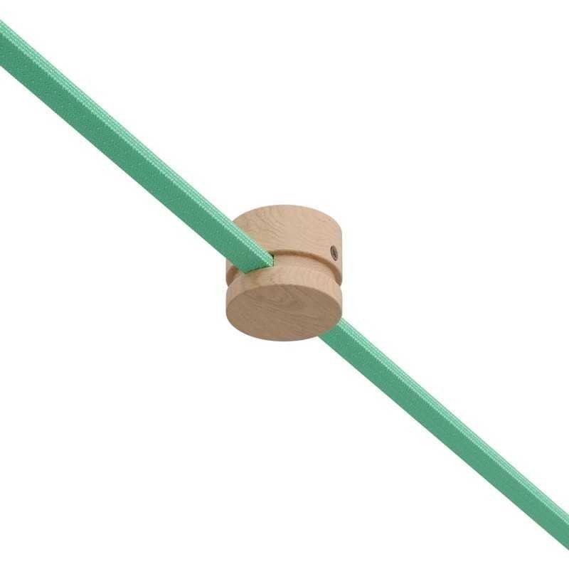 Pasante color blanco para sujetar cable guirnalda
