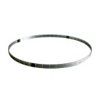 Bastidor circular de 300 mm en hierro bruto con 100 taladros | Iluminable)
