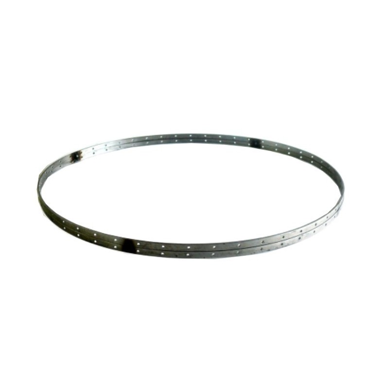 Bastidor circular de 300 mm en hierro bruto con 100 taladros | Iluminable)