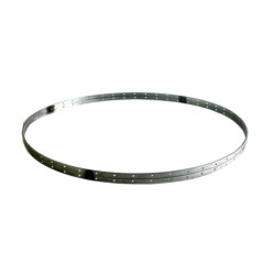 Bastidor circular de 300 mm en hierro bruto con 100 taladros | Iluminable)