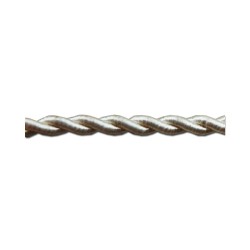 Cable trenzado seda beige 2 x 0,75 | Iluminable