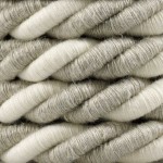 Cable textil lino 3 x 0,75 con grosor de 16 mm | Iluminable)