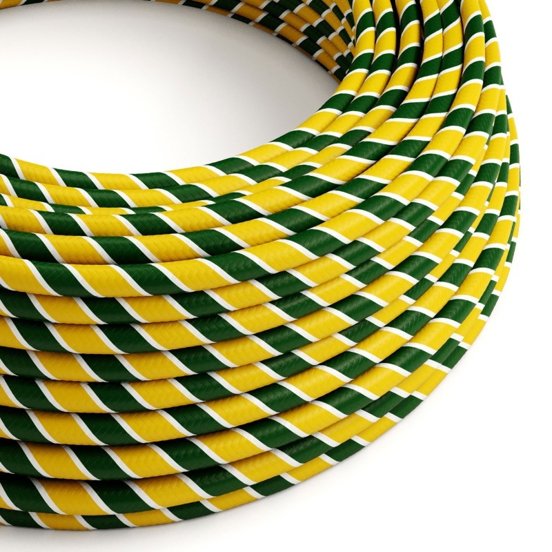 Comprar cable decorativo textil homologado color trópico | Iluminable