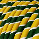 Comprar cable decorativo textil homologado color trópico | Iluminable