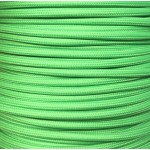 Cable decorativo textil homologado a metros verde claro | Iluminable)
