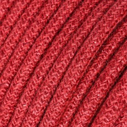 Cable decorativo textil homologado yute fresa | Iluminable)