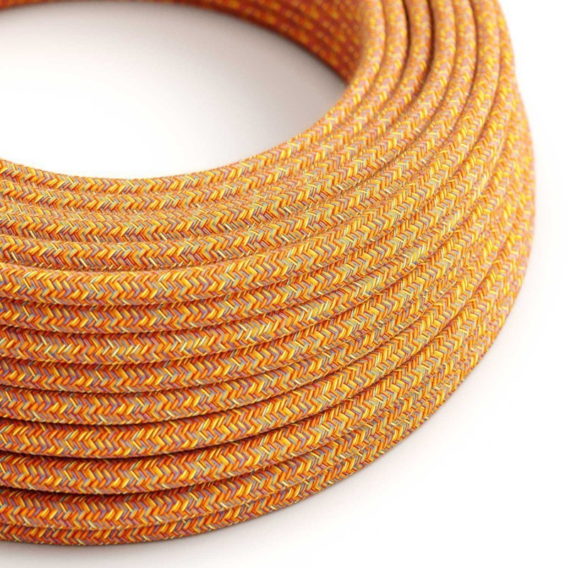 Cable textil decorativo homologado bicolor Hipster por metros | Iluminable)