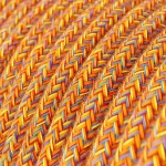 Cable textil decorativo homologado bicolor Hipster por metros | Iluminable)