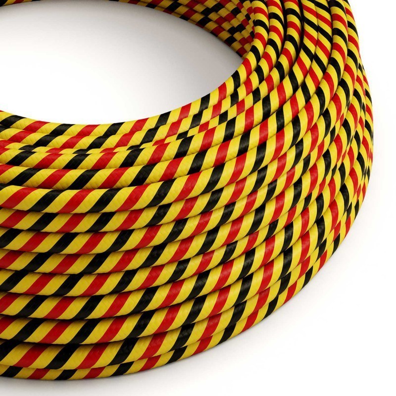 Cable textil decorativo belgium multicolor por metros | Iluminable)