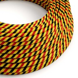 Cable textil decorativo belgium multicolor por metros | Iluminable)