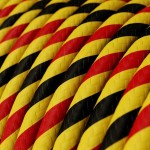 Cable textil decorativo belgium multicolor por metros | Iluminable)