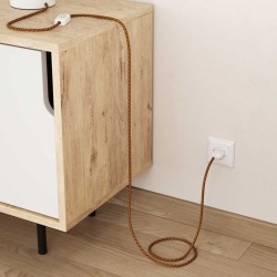 Cable textil decorativo belgium multicolor por metros | Iluminable)