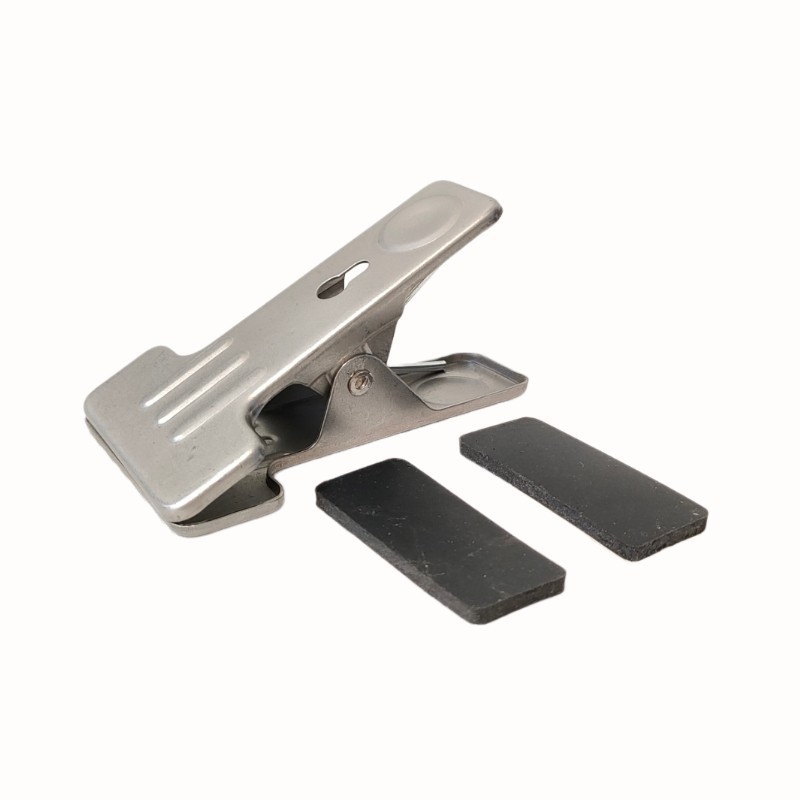 Pinza de fijación en hierro bruto para flexo o lámpara | Iluminable)