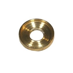 Enclavaje pasante para tubo de 20 mm en latón | Iluminable)