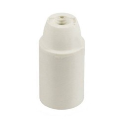 Casquillo E14 de termoplástico liso para lámparas pequeñas