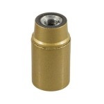 Casquillo E14 de termoplástico liso para lámparas pequeñas