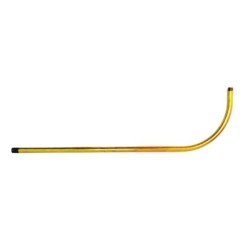 Brazo curvo de latón 400x120 mm M10x1 | Iluminable
