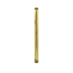 Tubo de latón bruto 10 mm con rosca 10/100 | Fábrica Tu Lámpara