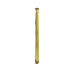 Tubo de latón bruto 10 mm con rosca 10/100 | Fábrica Tu Lámpara