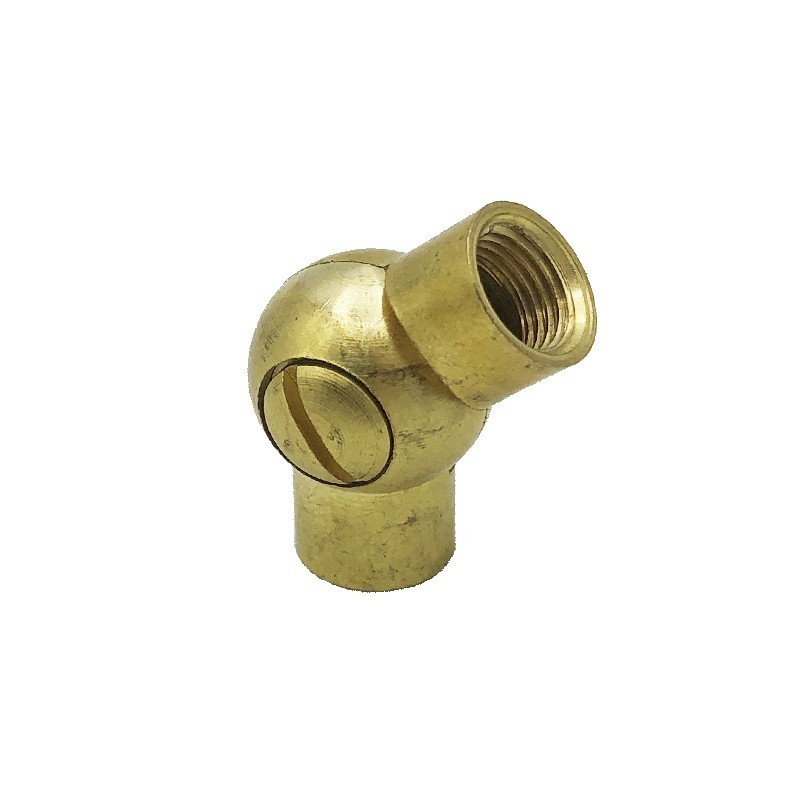 Rótula articulada de latón de 42 mm para lámpara