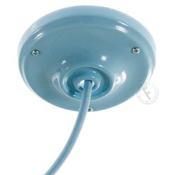 Rosetón porcelana 105 mm para lámpara colgante | Iluminable