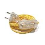 Cable textil con clavija e interruptor 2 m | FABRICA TU LÁMPARA