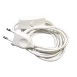 Cable textil con clavija e interruptor 2 m | FABRICA TU LÁMPARA