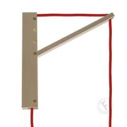 Brazo mural de madera ajustable para lámparas colgantes | FABRICA TU LÁMPARA