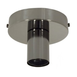 Punto de luz E27 metálico para pared o techo | FABRICA TU LÁMPARA