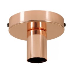 Punto de luz E27 metálico para pared o techo | FABRICA TU LÁMPARA