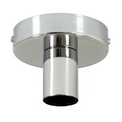 Punto de luz E27 metálico para pared o techo | FABRICA TU LÁMPARA