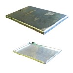 Base de hierro bruto rectangular 345 x 230 mm