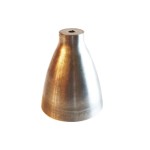 Pantalla campana de hierro bruto 107 mm para foco