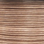 Bobina de cable paralelo transparente 100 m con secciones