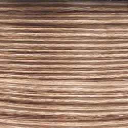 Bobina de cable paralelo transparente 100 m con secciones