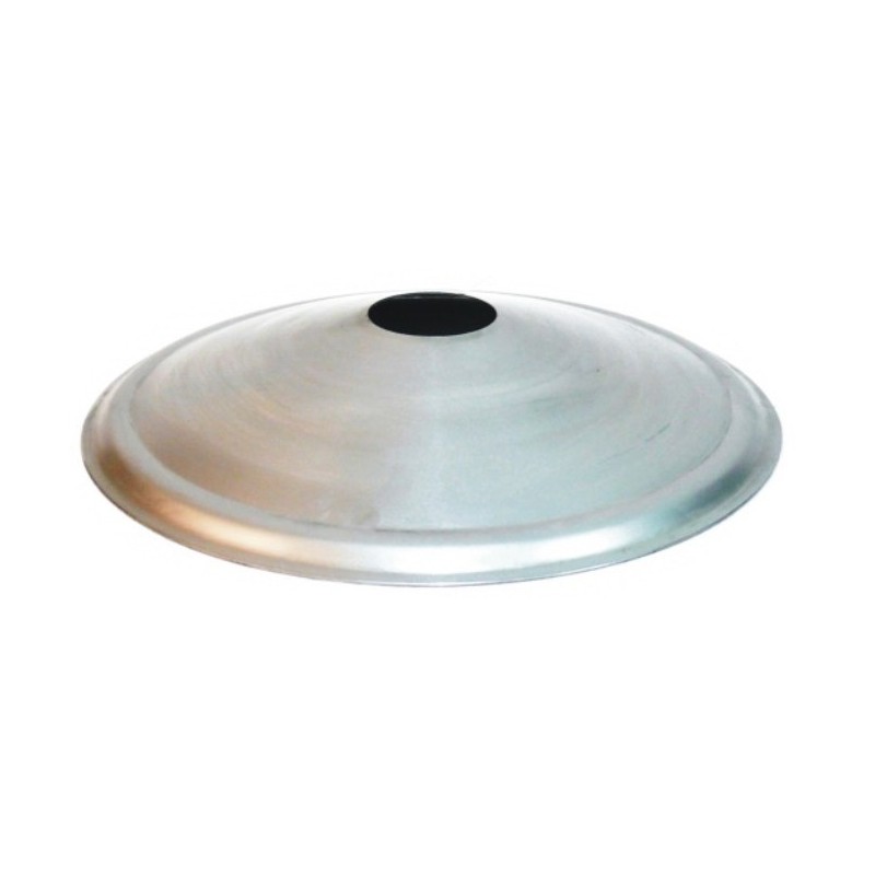 Pantalla campana de hierro bruto 35 mm alto x 230 mm diámetro