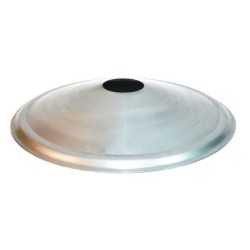 Pantalla campana de hierro bruto 35 mm alto x 230 mm diámetro