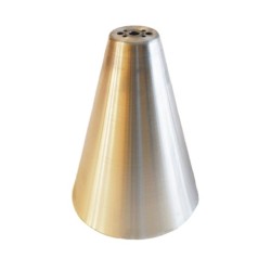 Pantalla campana de aluminio 200 mm alto x 150 mm diámetro