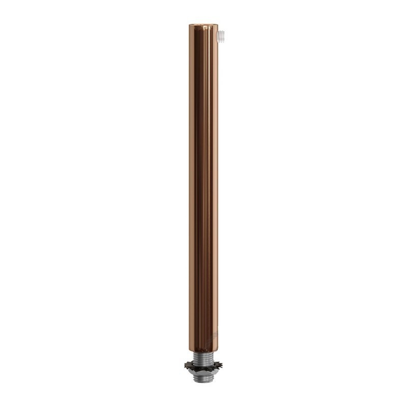 Abrazadera metálica cilíndrica 15 cm M10 para lámparas | FABRICA TU LÁMPARA