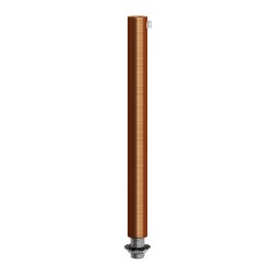 Abrazadera metálica cilíndrica 15 cm M10 para lámparas | FABRICA TU LÁMPARA