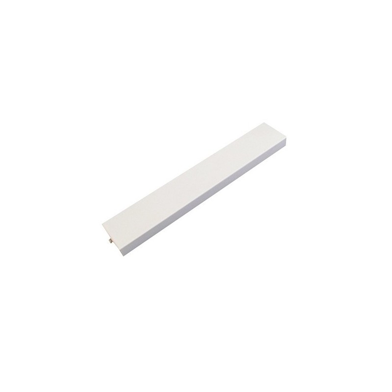 Base metálica blanca 1800 mm x 35 mm