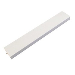 Base metálica blanca 1800 mm x 35 mm