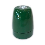 Casquillo E27 de porcelana lisa en varios colores | Iluminable
