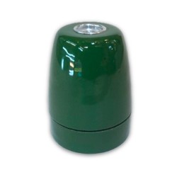 Casquillo E27 de porcelana lisa en varios colores | Iluminable