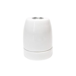 Casquillo E27 de porcelana lisa en varios colores | Iluminable