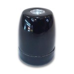 Casquillo E27 de porcelana lisa en varios colores | Iluminable