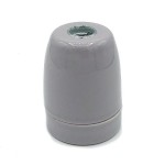 Casquillo E27 de porcelana lisa en varios colores | Iluminable